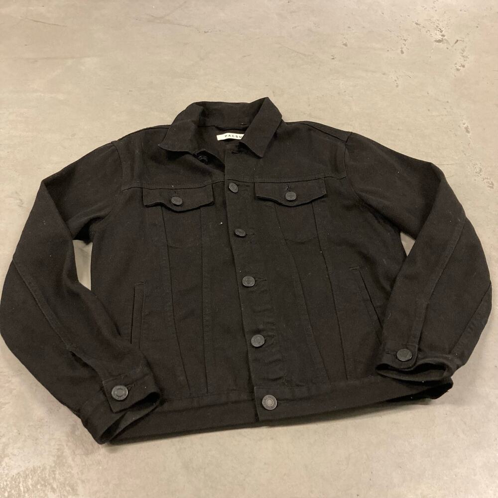 vintage y2k pacsun denim trucker jacket